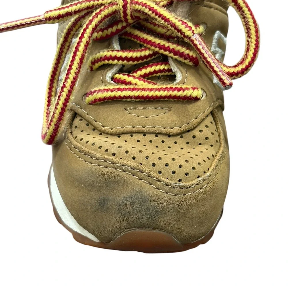New Balance 574 Kids Toddlers Sneakers Tan Leather Low Top Shoes Size‎ 5